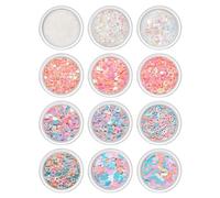Lot de 12 nœuds papillon pour ongles 3D - Accessoire pour décoration
