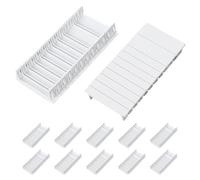 Lot de 12 Obturateur Tableau Electrique Universel,Extensibles à 12TE | Obturateur Tableau Electriquee Shneider, Clipsable en ABS pour Coffret Électrique pour Tableau de Distribution