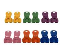 Lot de 12 Ouvre Boîte de Soda de Bière Plastique Ouvre Canette Soda Barricades de Boisson, Ouvre-canettes pour Coca, Bière, Soda Bouchon de Protection anti-Fuite, Ouvre-languette Facile pour Voyage F