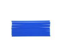 Lot de 12 pailles bleu en plastique 23 cm Bar Concept Fackelmann