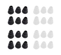 Lot de 12 paires bouchons d'oreille en silicone, trois couches bouchons d'isolation phonique, isolation phonique, bouchons rechange écouteurs, convient à la plupart des écouteurs (3 tailles, S/M/L)