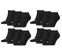 Lot de 12 paires de chaussettes de sport Puma, unisexes - Noir