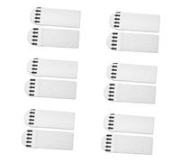 Lot de 12 paires de crochets muraux adhésifs qui ne laissent pas de résidus pour accrocher des photos - Crochet mural adhésif puissant adapté pour un usage domestique - Bandes de suspension