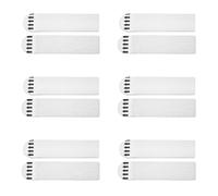 Lot de 12 paires de crochets muraux adhésifs qui ne laissent pas de résidus pour accrocher des photos - Crochet mural adhésif puissant adapté pour un usage domestique - Bandes de suspension