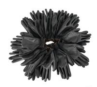 Lot de 12 paires de gants de travail enduits de polyuréthane avec matériau en nylon et poignets tricotés pour une manipulation antidérapante et une protection anti-poussière (L)