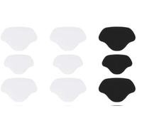 Lot de 12 paires de patchs de réparation pour talons de baskets - Protection du talon en cuir - Pour la plupart des types (grand et petit)