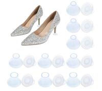Lot de 12 paires de protège-talons hauts - 3 tailles - Talons hauts - Talons hauts - Talon en caoutchouc pour mariages et occasions formelles