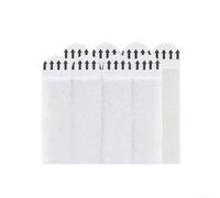Lot de 12 paires de stickers muraux double face pour accrocher des cadres photo, des horloges et des décorations sur bois, métal, verre, etc. (19 x 92 mm)