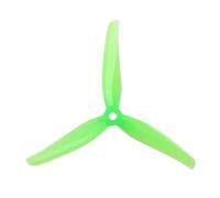 Lot de 12 Paires d'hélices F5/5140 5 Pouces à 3 pales, compatibles avec Le Moteur XING-E 2207, for Drone de Course RC FPV(12Pairs F5 Green)