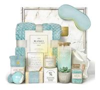 Lot de 12 paniers-cadeaux « Get Well Soon » pour femme après une chirurgie, un anniversaire, un soin, un deuil, des condoléances (céruléen)