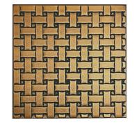 Lot de 12 panneaux 3D, panneaux en polystyrène, panneaux de plafond rétro, panneaux muraux 3D, décorations, plafonds, revêtement mural vintage, 3 mm d'épaisseur, 50 x 50 cm / 3 m² - 12 pièces