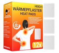Lot de 12 pansements chauffants - Jusqu'à 12 heures de chaleur - Soutien en cas de douleur et de tension - Coussinets chauffants à utiliser sur les vêtements - Parfait pour l'extérieur, les sports et