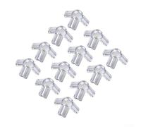 Lot de 12 pare-chocs d'angle invisibles autocollants en forme de T