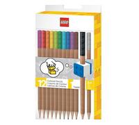 Lot de 12 pastels LEGO colorés, 12 couleurs LEGO édition limitée