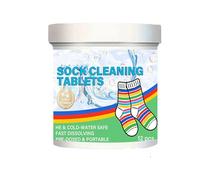 Lot de 12 pastilles de nettoyage pour chaussettes - Puissantes - Pour voyage, maison, chambre à coucher, salon, linge, lavage en profondeur, détachant, désodorisant