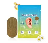Lot de 12 patchs anti-acouphènes pour soulager les acouphènes et les troubles auditifs | Lot de 12 patchs respirants pour le bien-être des oreilles | Solution naturelle pour voyage, sommeil