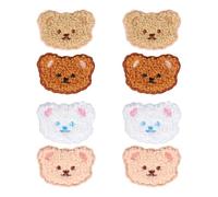 Lot De 12 Patchs De Broderie Ours Mignons, Thermocollants Et De Couture, Pour Réparation De Vêtements, Adaptés Aux T-Shirts, Jeans, Chapeaux, Sacs À Dos