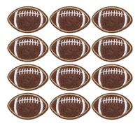 Lot de 12 Patchs De, De Football, De Broderie, De Ballon De Sport, Autocollants en Tissu, Emblème De Football Sportif, À Coudre, Appliqués Décoratifs