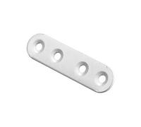 Lot de 12 pattes d'assemblage acier blanc HETTICH L. 60 mm