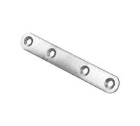Lot de 12 pattes d'assemblage acier zingue HETTICH L. 100 mm