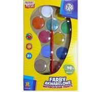 Lot de 12 peintures aquarelles Astra aux couleurs attrayantes - idéales pour la création artistique Diamètre de 30 mm, des résultats fiables pour toutes les œuvres d'art
