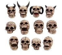 Lot de 12 petits crânes en forme de tête de mort
