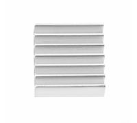 Lot de 12 petits dissipateurs thermiques en aluminium avec support, 14 x 14 x 6 mm, design à 7 broches pour CPU GPU IC P