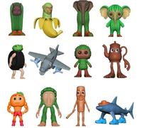 Lot de 12 pièces de Figurines Italiennes Brainrot - Tung Tung Tung Sahur, Tralalelo Tralala, Bombardino Crocodilo Toys - Figurines de Bureau 3D Amusantes, décoration de Bureau, étagère et idée Cadeau