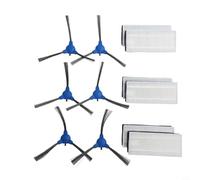 Lot de 12 pièces de rechange pour aspirateur robot R3500/R650/R600 avec brosses latérales et pour Goovi 1600PA