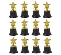 Lot De 12 Pièces De Trophée Star Gold Award, 4.5 Pouces, Pour Les Récompenses, Les Récompenses Des Oscars, Les Fêtes Hollywoodiennes, L'école Maternelle En Vrac