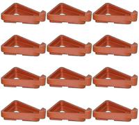 Lot de 12 pieds de pot de fleurs invisibles, rehausseurs triangulaires pour jardin intérieur et extérieur