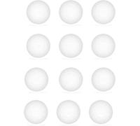 Lot de 12 Pieds en Caoutchouc de Silicone avec adhésif Compatible avec Dell, ASUS, Lenovo, HP Ordinateur Portable, Housse d'ordinateur, rehausseur de Clavier, Pieds d'appareils électroménagers(Blanc)