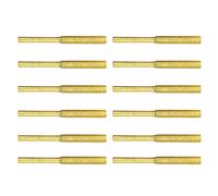 Lot de 12 pierres d'affûtage pour tronçonneuse Titanium Burr Malling Stone (4 mm, 4,8 mm, 5,5 mm) | Affûtage des roues pour outils rotatifs, fichier de lame de tronçonneuse, jeu de bavures de