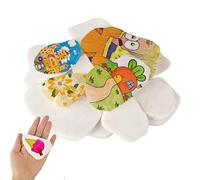 Lot de 12 Pierres Plates à Peindre, Galets Blancs Plats à Peindre, 3-8cm Galets Blancs, Pierres Décoratives Plats et Lisses, Grands Cailloux Lisses, pour Rivière, Plage, Artisanat, Décoration