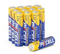 Lot de 12 Piles AAA 1,5 V en Zinc-Carbone Haute Performance - Idéal pour télécommandes, réseau Fixe de téléphone, Jouets PKCELL