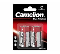 Lot de 12 piles Plus Alcalines LR14 / C Camelion Capacité 8450mAh 1.5V