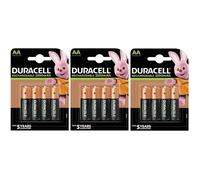 Lot de 12 piles Stilo Duracell AA 2500 mAh