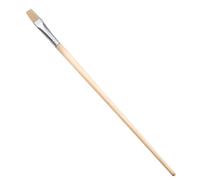 Lot de 12 pinceaux à poils plats parfaits pour une peinture et un vernis précis, différentes tailles (12 pièces, 12 mm)