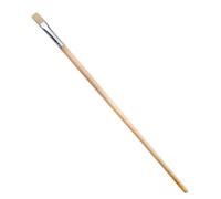 Lot de 12 pinceaux à poils plats parfaits pour une peinture et un vernissage précis (8 mm)
