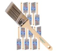 Lot de 12 pinceaux d'angle Sash Pro Perfect Paint Brush Lot de 12 pinceaux d'angle de 5,1 cm. Ce ne sont Pas des pinceaux Purdy mais la Meilleure Alternative à Un énorme rabais