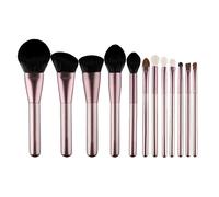 Lot de 12 pinceaux de maquillage pour estomper, poudre, anti-cernes, fard à paupières, rouge à lèvres