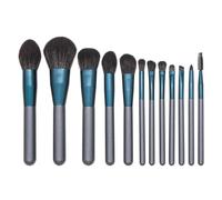 Lot de 12 pinceaux de maquillage pour fard à paupières, poudre, ensemble complet d'outils de beauté