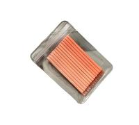 Lot de 12 pinces à cheveux en métal de couleur bonbon pour femmes et filles (12 pièces orange)