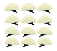 Lot de 12 pinces à cheveux fantaisies réalistes en forme d'ail - Accessoires de cheveux pour Halloween ou fête