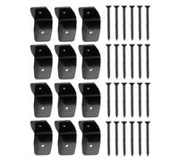 Lot de 12 pinces à chevrons en acier pour toiture, poutres, plafond, tonnelle, raccords de construction en bois