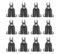Lot de 12 pinces à plantes de jardin robustes conçues pour les cages à tomates et les structures de treillis avec fil d'acier à ressort pour maintenir les branches droites tout en protégeant les tiges