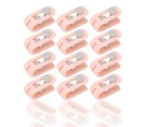 Lot de 12 pinces pour draps de lit, pinces pour housse de couette, clips de fixation antidérapants pour couvertures, fermeture à 180 degrés, fixation universelle pour housse de (Rose)