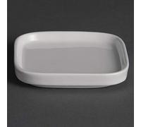Lot de 12 plats miniatures Olympia Y140, 96 x 96 mm, 9,5 x 9,5 cm