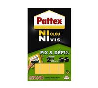 Lot de 12 Pochette de 10 pastilles adhésives Fix&Defix de Pattex 686662