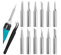 Lot de 12 pointes à souder 900M-T-B en alliage | Lot de pointes à souder de rechange pour pistolet à souder, station de soudure, soudure, etc